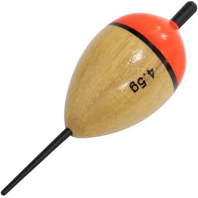 AERZETIX Flotteur Bouchon pour pêche au brochet 4.5 g en Bois Longueur 80 mm diamètre 25 mm d'eau Douce Crochet Canne à pêche Poisson - Publicité AERZETIX Flotteur Bouchon pour pêche au brochet 4.5 g en Bois Longueur 80 mm diamètre 25 mm d'eau Douce Crochet Canne à pêche Poisson - Publicité