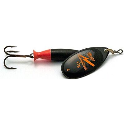 MEPPS AGLIA LONGCAST Noire Argent Or Tigre Tailles 2 3 4 5 8 g Poids 12 g 17 g 24 g (Noir (Black), 4/17 g) - Publicité MEPPS AGLIA LONGCAST Noire Argent Or Tigre Tailles 2 3 4 5 8 g Poids 12 g 17 g 24 g (Noir (Black), 4/17 g) - Publicité