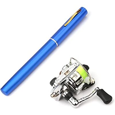 Lixada 1 m / 1,4 m Sac de canne à pêche pliable Reel Combo Mini Pen Kit canne à pêche télescopique Moulinet Combo Kit - Publicité Lixada 1 m / 1,4 m Sac de canne à pêche pliable Reel Combo Mini Pen Kit canne à pêche télescopique Moulinet Combo Kit - Publicité