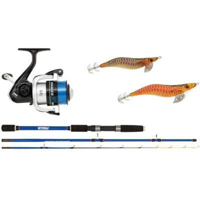 Mitchell Set Canne+Moulinet Spinning Riptide R Squid Combo 3000Fd 180cm Puiss.10-25g , bleu/blanc - Publicité Mitchell Set Canne+Moulinet Spinning Riptide R Squid Combo 3000Fd 180cm Puiss.10-25g , bleu/blanc - Publicité
