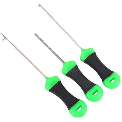 Vbestlife Aiguille d'appât de pêche, 3 pièces en Acier Inoxydable Aiguille d'épissage de pêche à la Carpe - Publicité Vbestlife Aiguille d'appât de pêche, 3 pièces en Acier Inoxydable Aiguille d'épissage de pêche à la Carpe - Publicité