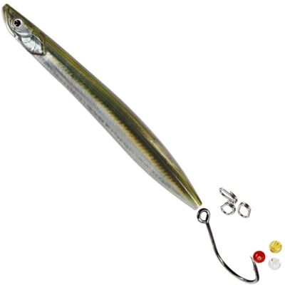 Westin Sandy Inline 14 g 18 g 24 g Leurre pour truite de mer Taille 24 g/12 cm, Couleur Real Sandeel - Publicité Westin Sandy Inline 14 g 18 g 24 g Leurre pour truite de mer Taille 24 g/12 cm, Couleur Real Sandeel - Publicité