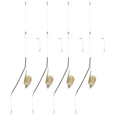 VBESTLIFE Cage à appâts de pêche Portable, 4 PCS Léger Portable Leurre de pêche Appât Piège Panier Feeder Fish Tackle Accessoires - Publicité VBESTLIFE Cage à appâts de pêche Portable, 4 PCS Léger Portable Leurre de pêche Appât Piège Panier Feeder Fish Tackle Accessoires - Publicité