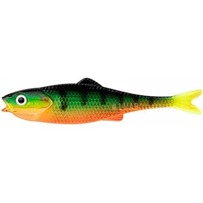 #LMAB Finesse Filet 11 cm No Action Shad Soft Leurre pêche au brochet Perche Sandre Couleur Firetiger - Publicité #LMAB Finesse Filet 11 cm No Action Shad Soft Leurre pêche au brochet Perche Sandre Couleur Firetiger - Publicité