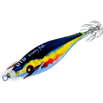 DTD Turlutte Bloody Fish Red Glow 8cm - Publicité DTD Turlutte Bloody Fish Red Glow 8cm - Publicité