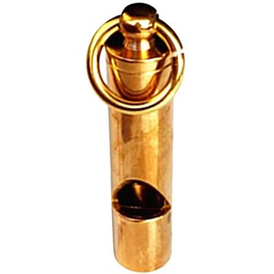 INACMWIH Sifflet portable en laiton massif pour plongée sous-marine, camping, randonnée, sports de plein air - Publicité INACMWIH Sifflet portable en laiton massif pour plongée sous-marine, camping, randonnée, sports de plein air - Publicité