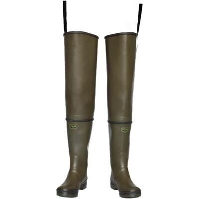 3Kamido Tigar Drina Cuissardes en Caoutchouc, Faites à la Main, conçues pour Les pêcheurs, Chasseurs et Professionnels de la pêche, adaptées à Toutes Les Saisons, très résistantes et Robustes (42) - Publicité 3Kamido Tigar Drina Cuissardes en Caoutchouc, Faites à la Main, conçues pour Les pêcheurs, Chasseurs et Professionnels de la pêche, adaptées à Toutes Les Saisons, très résistantes et Robustes (42) - Publicité