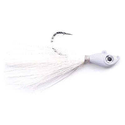 Mustad Big Eye Bucktail Blanc 85 g - Publicité Mustad Big Eye Bucktail Blanc 85 g - Publicité