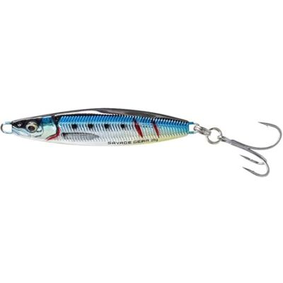 Savage Gear Psycho Sprat Leurre de pêche en eau salée avec action kicking, 28 g à 60 g, pour bar, clignotant côtier (Sardine, 28 g) - Publicité Savage Gear Psycho Sprat Leurre de pêche en eau salée avec action kicking, 28 g à 60 g, pour bar, clignotant côtier (Sardine, 28 g) - Publicité