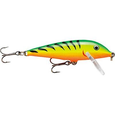 Rapala Leurre de Pêche CountDown Matériel de Pêche avec Construction Balsa Leurre Pêche d'Eau Douce Profondeur de Nage 1.5-2.4m Taille 7cm / 8g Fabriqué en Estonie Firetiger - Publicité Rapala Leurre de Pêche CountDown Matériel de Pêche avec Construction Balsa Leurre Pêche d'Eau Douce Profondeur de Nage 1.5-2.4m Taille 7cm / 8g Fabriqué en Estonie Firetiger - Publicité