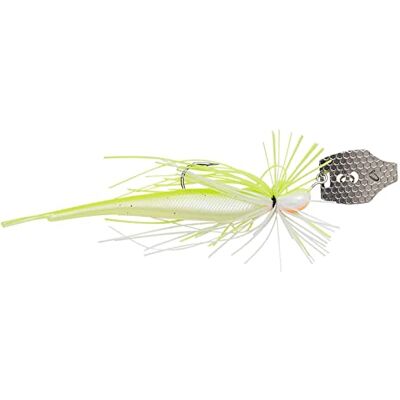 Savage Gear Crazy Swim Jig Leurre de pêche prédateur 12,5 cm 2 g Couleur : jaune et blanc - Publicité Savage Gear Crazy Swim Jig Leurre de pêche prédateur 12,5 cm 2 g Couleur : jaune et blanc - Publicité