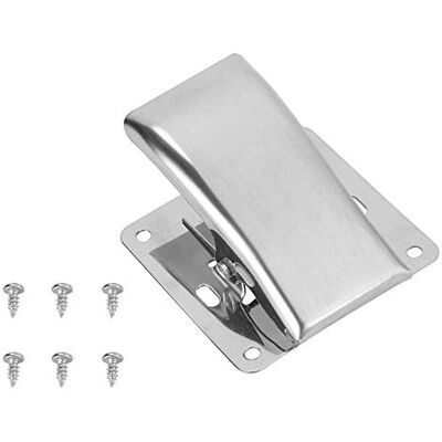 Vbestlife Pince de Filet de Poisson, Pince de pêche en Acier Inoxydable Clip de Queue de Pince de Filet de Poisson en Acier Inoxydable avec vis de Montage pour Planche de Nettoyage - Publicité Vbestlife Pince de Filet de Poisson, Pince de pêche en Acier Inoxydable Clip de Queue de Pince de Filet de Poisson en Acier Inoxydable avec vis de Montage pour Planche de Nettoyage - Publicité