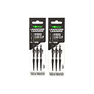 Korda Kable Leadcore Leader Hybrid Leadcore Leadclip 50 cm – Gravier Leadcore prêt à l'emploi pour la pêche à la carpe Construction durable avec fixation facile Performance de gréement optimale - Publicité Korda Kable Leadcore Leader Hybrid Leadcore Leadclip 50 cm – Gravier Leadcore prêt à l'emploi pour la pêche à la carpe Construction durable avec fixation facile Performance de gréement optimale - Publicité