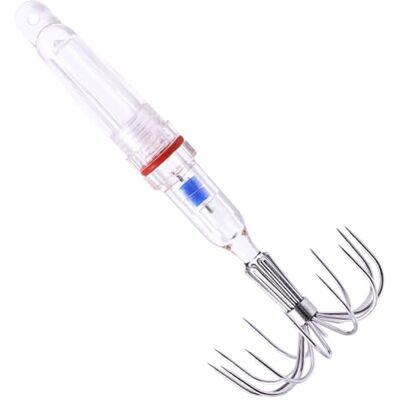 MiOYOOW Leurres Hameçons Lumineux pour Calamars, Appâts de pêche Turluttes Lumineuse, Appâts de Pêche pour Poulpes avec Hameçons, pour Eau Douce et Eau Salée - Publicité MiOYOOW Leurres Hameçons Lumineux pour Calamars, Appâts de pêche Turluttes Lumineuse, Appâts de Pêche pour Poulpes avec Hameçons, pour Eau Douce et Eau Salée - Publicité