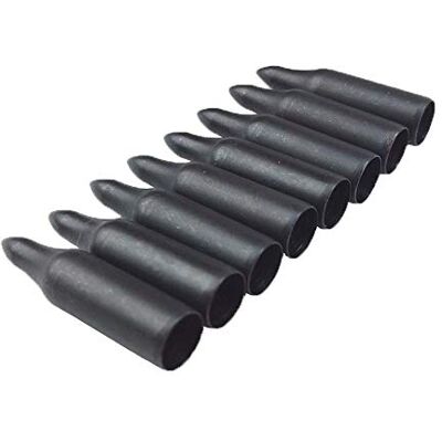 AMEYXGS 24pcs Tir à l'arc Pointes de Flèches Target Point Broadheads pour OD 8mm Flèches en Bois et Flèches de Bambou (Type 2, Black) - Publicité AMEYXGS 24pcs Tir à l'arc Pointes de Flèches Target Point Broadheads pour OD 8mm Flèches en Bois et Flèches de Bambou (Type 2, Black) - Publicité