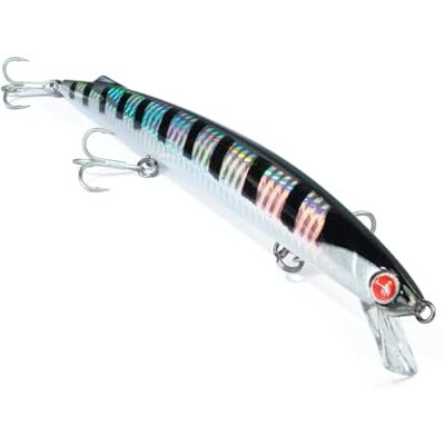 Seaspin Mommotti 190 K – Leurre Artificiel pour la Pêche au Spinning, Long Jerk Minnow Sinking 190 mm 35 g – BKK 4X, Lancers Longue Distance – pour Prédateurs Marins Bar - Publicité Seaspin Mommotti 190 K – Leurre Artificiel pour la Pêche au Spinning, Long Jerk Minnow Sinking 190 mm 35 g – BKK 4X, Lancers Longue Distance – pour Prédateurs Marins Bar - Publicité