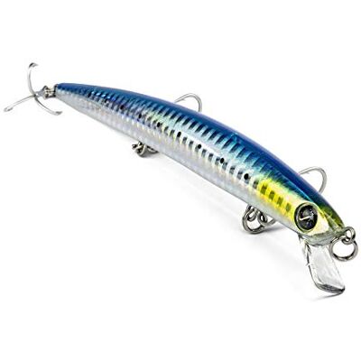 Seaspin Mommotti 140 SS – Leurre Artificiel pour la Pêche au Spinning, Long Jerk Minnow Sinking 140 mm 16 g – Nage Naturelle, Lancer Long – pour Bars - Publicité Seaspin Mommotti 140 SS – Leurre Artificiel pour la Pêche au Spinning, Long Jerk Minnow Sinking 140 mm 16 g – Nage Naturelle, Lancer Long – pour Bars - Publicité