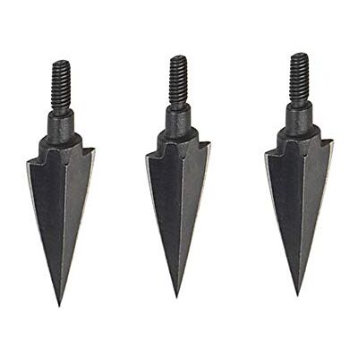 AMEYXGS 6pcs Broadheads 108 Grian Pointes de Flèche Rétro Flèche Conseils pour La Chasse (Noir) - Publicité AMEYXGS 6pcs Broadheads 108 Grian Pointes de Flèche Rétro Flèche Conseils pour La Chasse (Noir) - Publicité