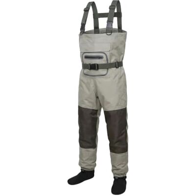 Kylebooker Pêche à la Mouche Stockingfoot Waders Poitrine Chaussants Abordable Respirable Poitrine Respirantes Imperméables à l'eau - Publicité Kylebooker Pêche à la Mouche Stockingfoot Waders Poitrine Chaussants Abordable Respirable Poitrine Respirantes Imperméables à l'eau - Publicité