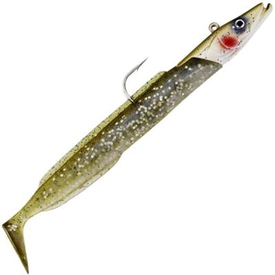 Westin Sandy Andy 22 g Poisson en caoutchouc 13 cm Couleur : sable nacré - Publicité Westin Sandy Andy 22 g Poisson en caoutchouc 13 cm Couleur : sable nacré - Publicité