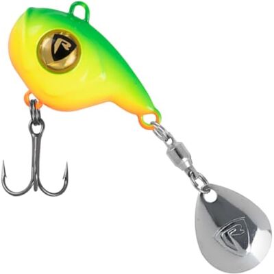 Fox Rage Big Eye Spin Tail 2 g – Jig Spinner, couleur : Firetiger - Publicité Fox Rage Big Eye Spin Tail 2 g – Jig Spinner, couleur : Firetiger - Publicité