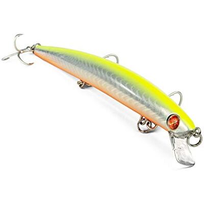 Seaspin Mommotti 140 SS – Leurre Artificiel pour la Pêche au Spinning, Long Jerk Minnow Sinking 140 mm 16 g – Nage Naturelle, Lancer Long – pour Bars GBA - Publicité Seaspin Mommotti 140 SS – Leurre Artificiel pour la Pêche au Spinning, Long Jerk Minnow Sinking 140 mm 16 g – Nage Naturelle, Lancer Long – pour Bars GBA - Publicité