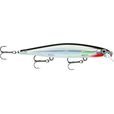 Rapala Leurre de Pêche Shadow Rap Construction Plastique Leurre Pêche d'Eau Douce Coulant Lentement Profondeur de Nage 0,6-1,2m Taille 11cm / 13g Fabriqué en Estonie Silver - Publicité Rapala Leurre de Pêche Shadow Rap Construction Plastique Leurre Pêche d'Eau Douce Coulant Lentement Profondeur de Nage 0,6-1,2m Taille 11cm / 13g Fabriqué en Estonie Silver - Publicité