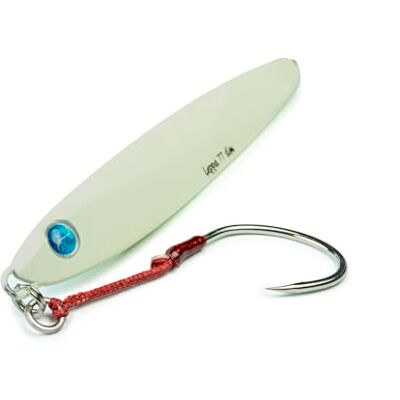 Seaspin Leppa 77 Slim – Leurre Artificiel pour la Pêche au Spinning, Casting Metal Jig 5 mm 77 g – Centre de Gravité Bas, Assist et Hameçon BKK #3/0 – pour Sérioles Mérous Coryphènes Glow - Publicité Seaspin Leppa 77 Slim – Leurre Artificiel pour la Pêche au Spinning, Casting Metal Jig 5 mm 77 g – Centre de Gravité Bas, Assist et Hameçon BKK #3/0 – pour Sérioles Mérous Coryphènes Glow - Publicité