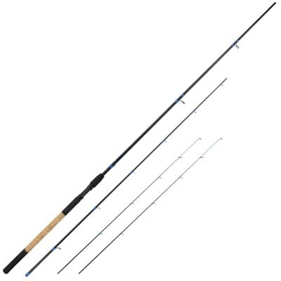 JVS Osprey Method Feeder Canne à Feeder 2 Pointes Poignée en liège Canne de Chantier Noir Porte Moulinet Robuste Deux Pointes en Carbone - Publicité JVS Osprey Method Feeder Canne à Feeder 2 Pointes Poignée en liège Canne de Chantier Noir Porte Moulinet Robuste Deux Pointes en Carbone - Publicité