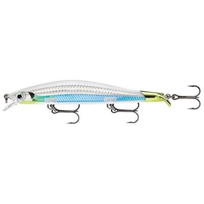 Rapala Leurre de Pêche Ripstop Matériel de Pêche avec 2 Bavettes Leurre Pêche d'eau Douce Profondeur de Nage 1.3-1.6m Taille 12cm / 14g Fabriqué en Estonie Albino Shiner - Publicité Rapala Leurre de Pêche Ripstop Matériel de Pêche avec 2 Bavettes Leurre Pêche d'eau Douce Profondeur de Nage 1.3-1.6m Taille 12cm / 14g Fabriqué en Estonie Albino Shiner - Publicité