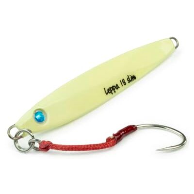 Seaspin Leppa 18 Slim – Leurre Artificiel pour la Pêche au Spinning, Casting Metal Jig 68 mm 18 g – Centre de Gravité Bas, Écarts Latéraux en Jerk – Assist et Hameçon BKK #2 Glow - Publicité Seaspin Leppa 18 Slim – Leurre Artificiel pour la Pêche au Spinning, Casting Metal Jig 68 mm 18 g – Centre de Gravité Bas, Écarts Latéraux en Jerk – Assist et Hameçon BKK #2 Glow - Publicité