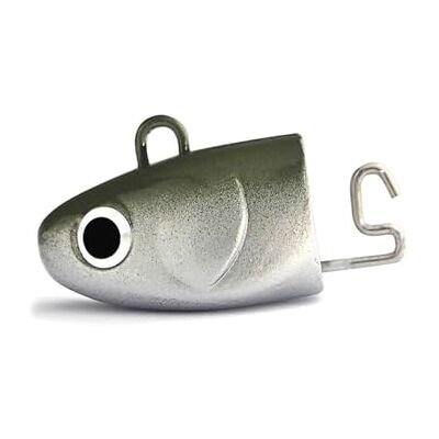 FIIISH Tete Plombee Black Minnow 160Mm Modèle: 2 Têtes Shallow 15Gr Kaki - Publicité FIIISH Tete Plombee Black Minnow 160Mm Modèle: 2 Têtes Shallow 15Gr Kaki - Publicité