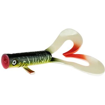 LMAB Drunk Dancer 23 cm Twister Double Tail Leurre Souple pour Le brochet Big Bait Couleur Esox Emil - Publicité LMAB Drunk Dancer 23 cm Twister Double Tail Leurre Souple pour Le brochet Big Bait Couleur Esox Emil - Publicité