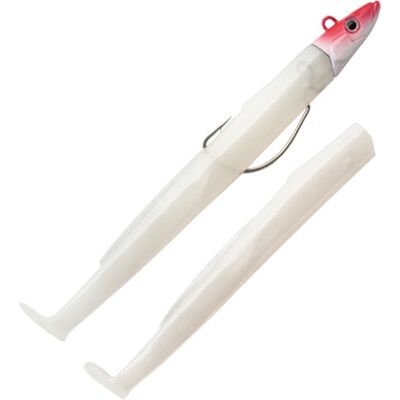 Fiiish Combo Shore Black Eel No.3-15cm 20g White Coco/Red Head BE4021 - Publicité Fiiish Combo Shore Black Eel No.3-15cm 20g White Coco/Red Head BE4021 - Publicité