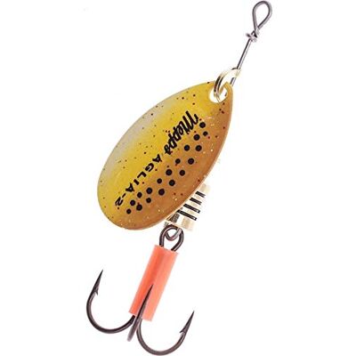 Cuiller Tournante A Palette Ovale Mepps Aglia Brown Trout N°1-3,5G Truitelle - Publicité Cuiller Tournante A Palette Ovale Mepps Aglia Brown Trout N°1-3,5G Truitelle - Publicité