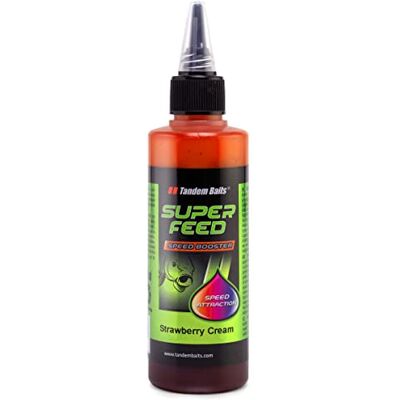 Tandem Baits Booster Attractant Liquide Pêche À La Carpe SuperFeed Speed Booster 100 ML Lait Et Mûrier - Publicité Tandem Baits Booster Attractant Liquide Pêche À La Carpe SuperFeed Speed Booster 100 ML Lait Et Mûrier - Publicité