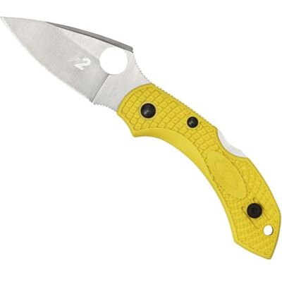 Spyderco Dragonfly 2 Salt Mango: FRN Amarillo_Filo: Liso - Publicité Spyderco Dragonfly 2 Salt Mango: FRN Amarillo_Filo: Liso - Publicité
