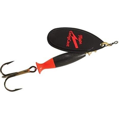 MEPPS AGLIA LONGCAST Noire Argent Or Tigre Tailles 2 3 4 5 8 g Poids 12 g 17 g 24 g (Noir (Black), 3/12 g) - Publicité MEPPS AGLIA LONGCAST Noire Argent Or Tigre Tailles 2 3 4 5 8 g Poids 12 g 17 g 24 g (Noir (Black), 3/12 g) - Publicité