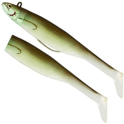 Westin LEURRE Magic Minnow Texan Jig 52g 15cm Olive Abalone - Publicité Westin LEURRE Magic Minnow Texan Jig 52g 15cm Olive Abalone - Publicité