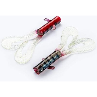 LMAB Drunk Dancer 15 cm & 23 cm – Leurre de pêche double twister – Leurre en caoutchouc pour brochet et sandre – Leurre artificiel Twinler Pike - Publicité LMAB Drunk Dancer 15 cm & 23 cm – Leurre de pêche double twister – Leurre en caoutchouc pour brochet et sandre – Leurre artificiel Twinler Pike - Publicité