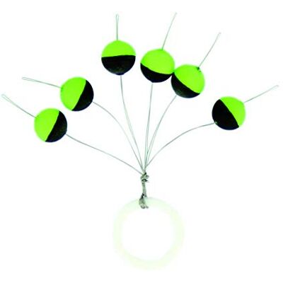 AUTAIN TRUITE INNOVATION INDICATEUR Fluo Rond Bicolore Vert Noir N°1 - Publicité AUTAIN TRUITE INNOVATION INDICATEUR Fluo Rond Bicolore Vert Noir N°1 - Publicité