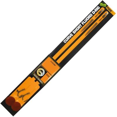 Fox Edges Curve Short Fluoro D-Rigs pour pêche à la carpe, taille hameçon/diamètre fil: 4/2 lb - Publicité Fox Edges Curve Short Fluoro D-Rigs pour pêche à la carpe, taille hameçon/diamètre fil: 4/2 lb - Publicité