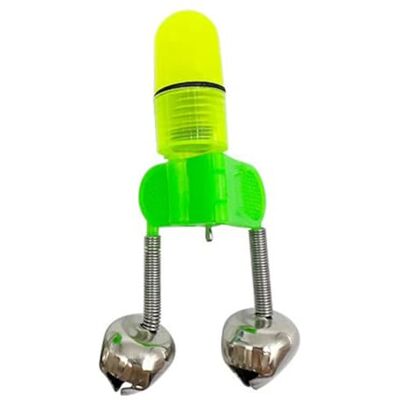 AMZLORD alerte de poisson double cloche anneau pince avec double cloches anneau LED canne à pêche de nuit morsure appât alarme lumière accessoire de pêche - Publicité AMZLORD alerte de poisson double cloche anneau pince avec double cloches anneau LED canne à pêche de nuit morsure appât alarme lumière accessoire de pêche - Publicité
