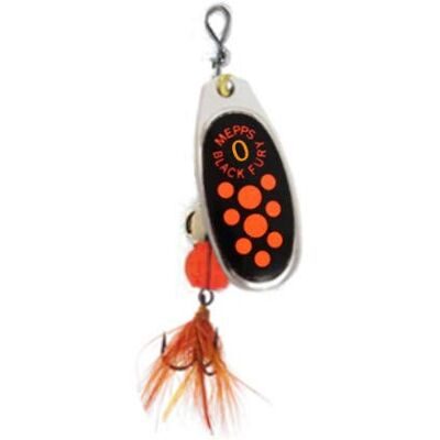 Mepps Cuillers Black Fury Mouches Truites Perches Carnassiers (Orange, 0/2 g) - Publicité Mepps Cuillers Black Fury Mouches Truites Perches Carnassiers (Orange, 0/2 g) - Publicité