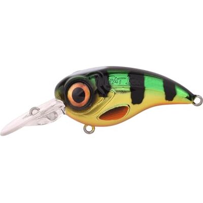 Spro Fat Iris 60 Crank CR Wobbler Leurre flottant 6,0 cm – 18 g – Slow Floating (Perch) - Publicité Spro Fat Iris 60 Crank CR Wobbler Leurre flottant 6,0 cm – 18 g – Slow Floating (Perch) - Publicité