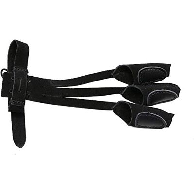 Namvo Gants de tir à l'arc 3 doigts en cuir Gants de protection pour tir à l'arc Équipement de protection Convient pour le tir à l'arc en plein air Compétition Marron - Publicité Namvo Gants de tir à l'arc 3 doigts en cuir Gants de protection pour tir à l'arc Équipement de protection Convient pour le tir à l'arc en plein air Compétition Marron - Publicité