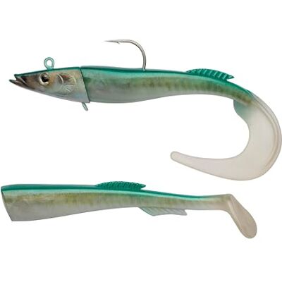 Berkley PowerBait® Power® Sandeel; leurre réaliste en Plastique Souple pour la pêche en Eau salée; leurre de plongée parfumé pour Le Bar, Le cabillaud, 15cm, Bleu métallique - Publicité Berkley PowerBait® Power® Sandeel; leurre réaliste en Plastique Souple pour la pêche en Eau salée; leurre de plongée parfumé pour Le Bar, Le cabillaud, 15cm, Bleu métallique - Publicité