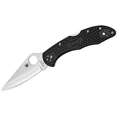 Spyderco - Delica 4 - Noir - 7.5cm lame - Couteau de poche - Publicité Spyderco - Delica 4 - Noir - 7.5cm lame - Couteau de poche - Publicité