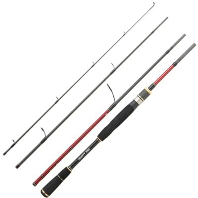 Hearty Rise Red Shadow Canne à pêche pour brochet et sandre 2,23 m 1-6 g - Publicité Hearty Rise Red Shadow Canne à pêche pour brochet et sandre 2,23 m 1-6 g - Publicité