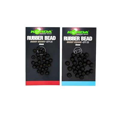 Korda Safe Zone 4mm Rubber Bead Brown25 pcs - Publicité Korda Safe Zone 4mm Rubber Bead Brown25 pcs - Publicité